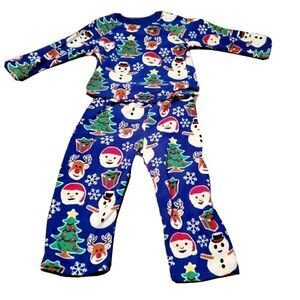 The Children's Place Blue Christmas Pajama…